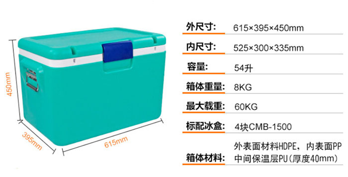 54L綠色生物安全運(yùn)輸箱